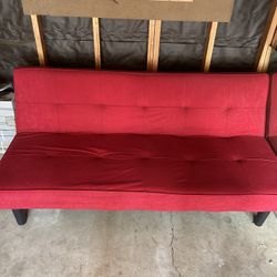 Red Couch Futon