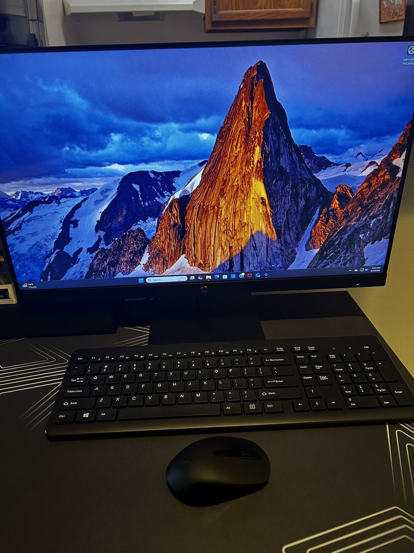 Desktop And Monitor