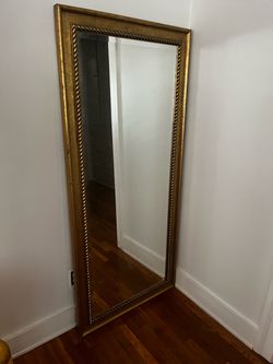 IKEA Piral - Large Vintage Gold Frame Full-Length Floor Mirror
