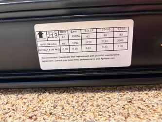 Merv 13 air filter