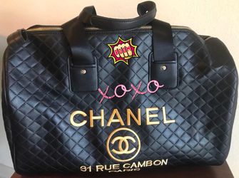 AUTHENTIC Chanel VIP Precision gift Duffel Cambon Quilted Black