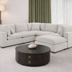 Thomasville Costco Sectional Couch ✨– Light Gray – CLEAN ✨