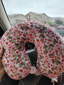 Strawberry Shortcake travel pillow