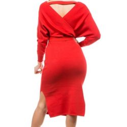 open lace back dress Sleeveless Long Dress, Red 40