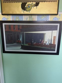 Nighthawks Painting