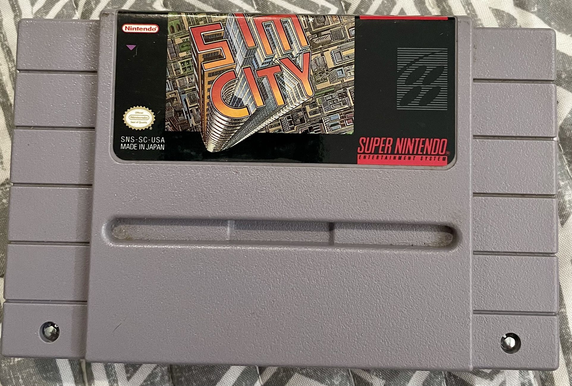 Sim City Super Nintendo Video Game