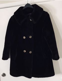Vintage Cold Weather Warm Women’s Dark Cherry Brown Fur Coat