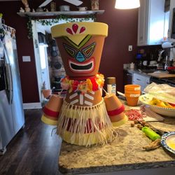 Tiki Warrior Planter