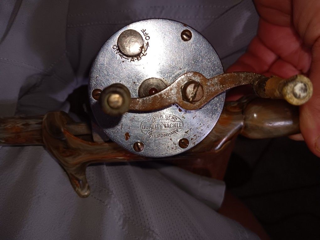 Vintage South Bend Quality Tackle Company Rod And REEL