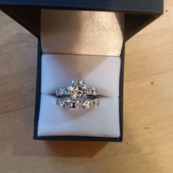 JCL 925 CZ Bridal Set Size 8 $150