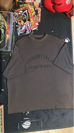 Fear of God ESSENTIALS Heavy Jersey Oversized Logo T-Shirt