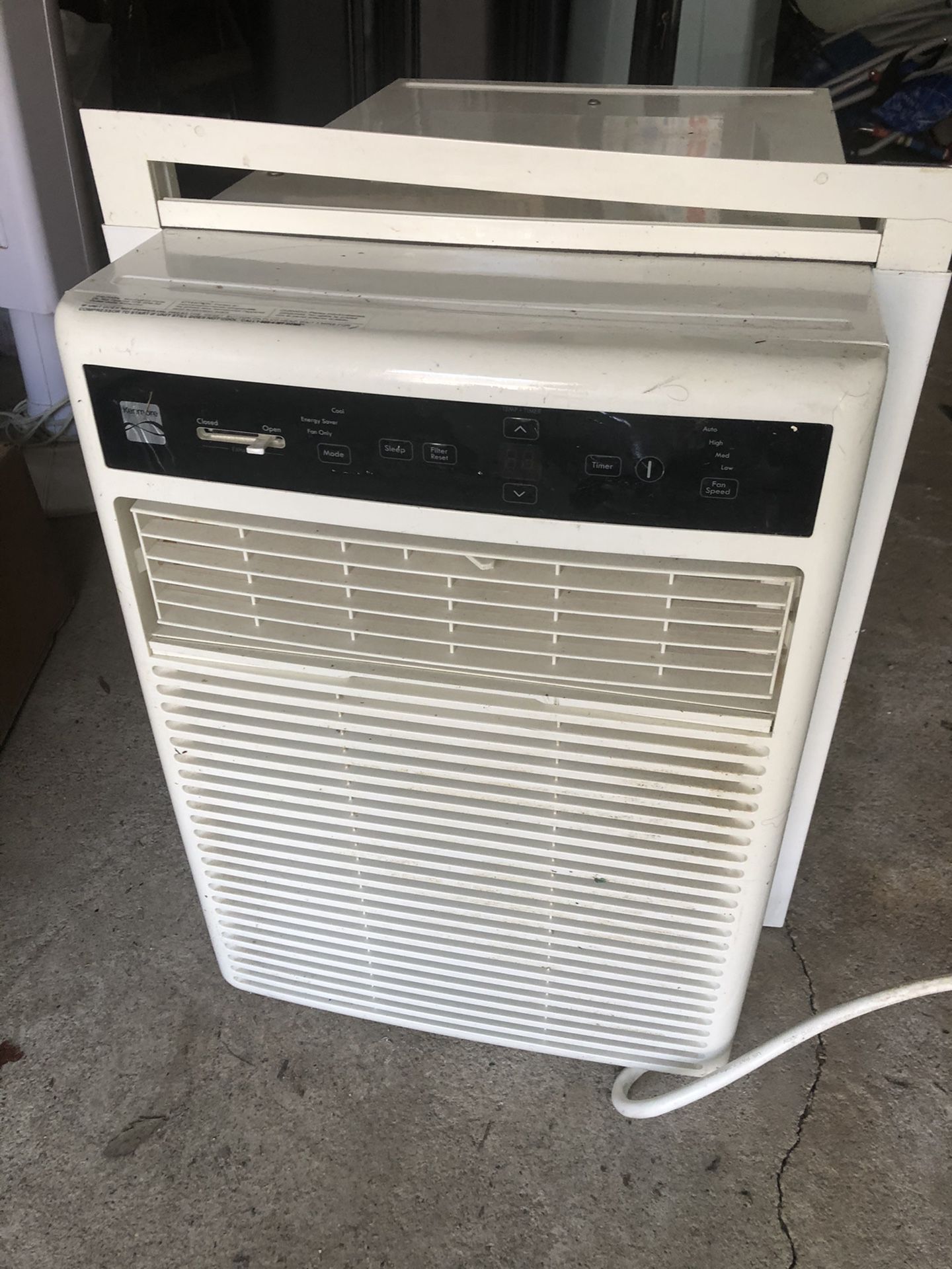 Kenmore elite window ac air conditioner with the remote control