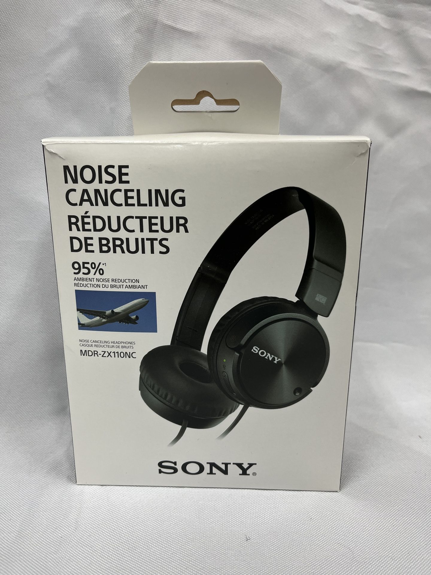 Sony MDR-ZX110NC Noise Cancelling Headphones Black