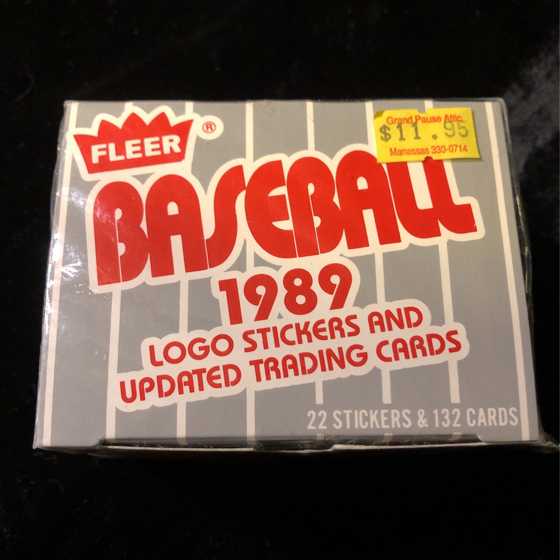 1989 Fleer Baseball Logo Stickers And Update Cards