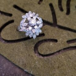 Vintage Dimond Cocktail Ring.
