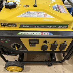 Champion 7850/6250-Watt Recoil Start Gasoline and Propane Generator