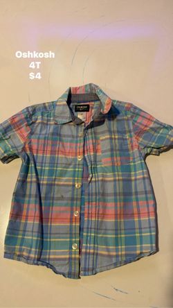 Boys short sleeve shirts. Size 4