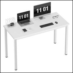 Need Computer Desk, 47 Inch Home Office Desk, Modern Simple Style Home Office Gaming Desk