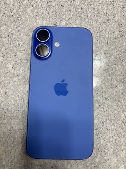Blue iPhone 16