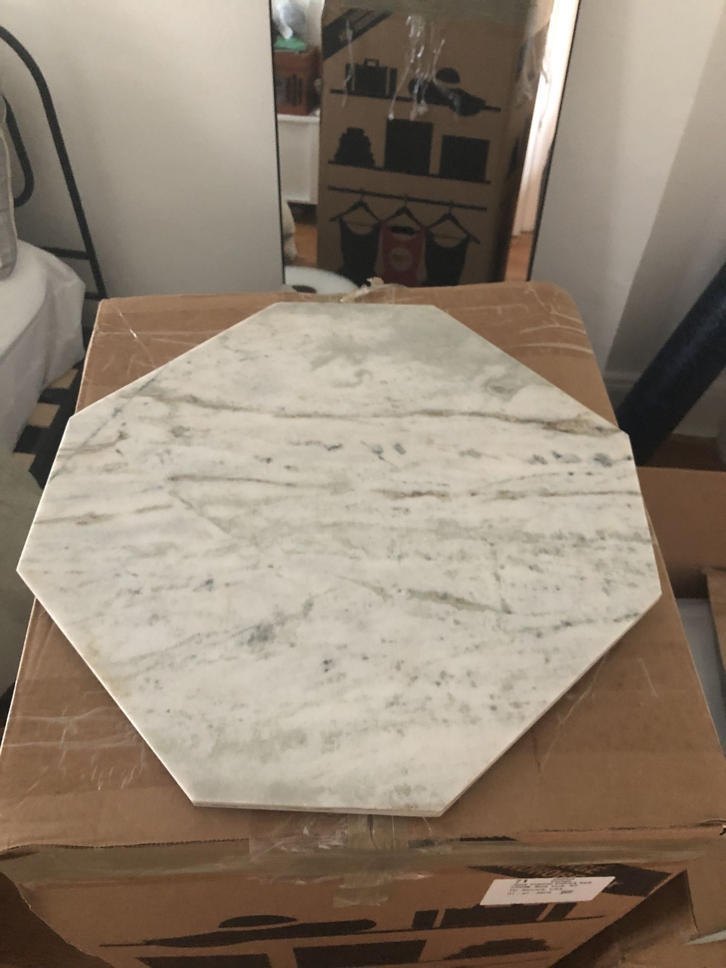 Bloomingville Hexagon Marble Table Top