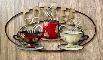 Set of 2 Coffee wall decor