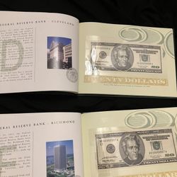 2 Of 2000 Rare BEP 1996 20 Notes 12 District Matching Serial Numbers