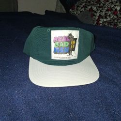 Real Bad Man Green An White Hat 