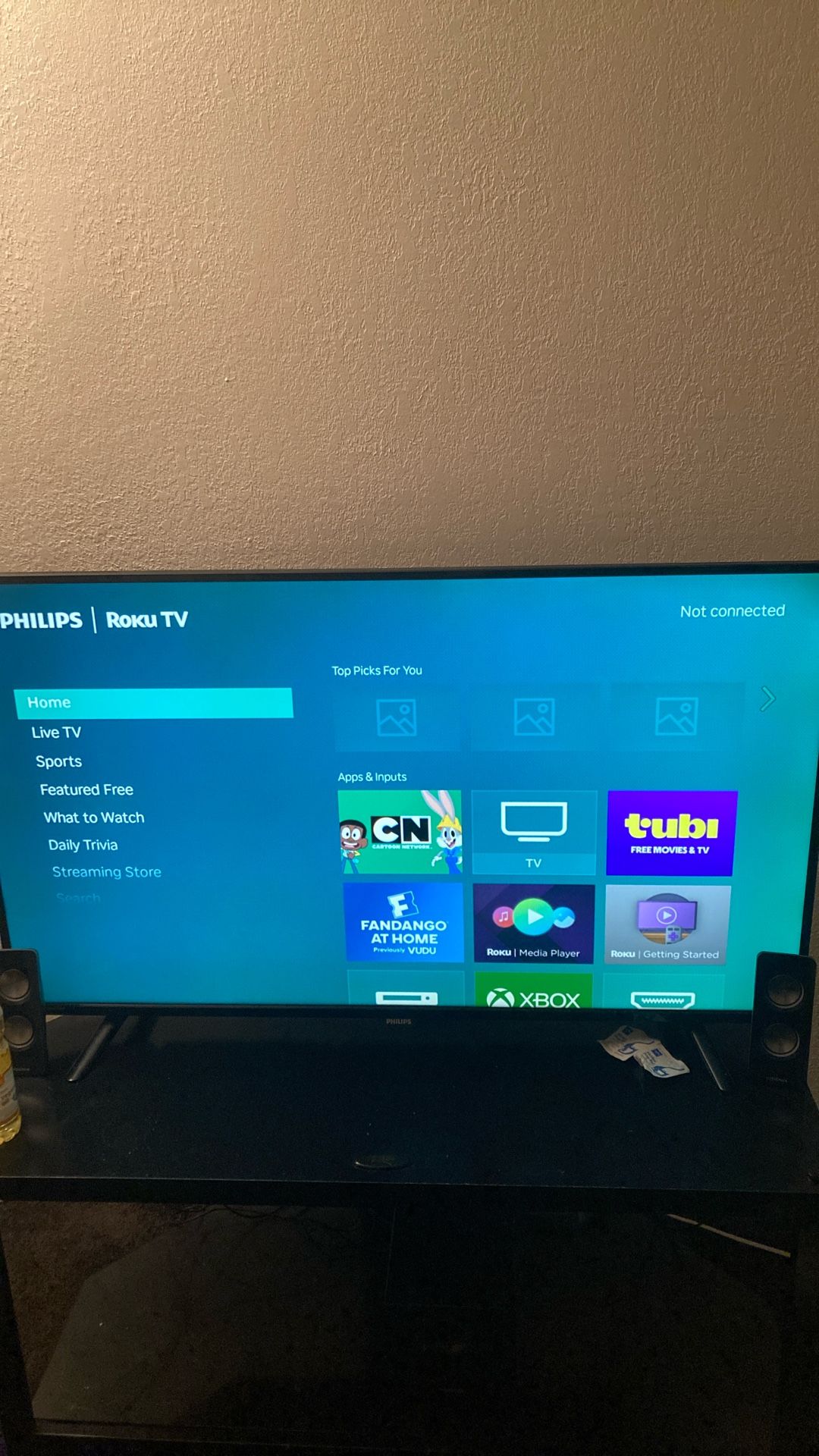 Phillips 4k SMART TV 55Inch  (No Remote)