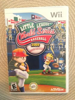 Nintendo Wii limitless league World Series baseball 2008