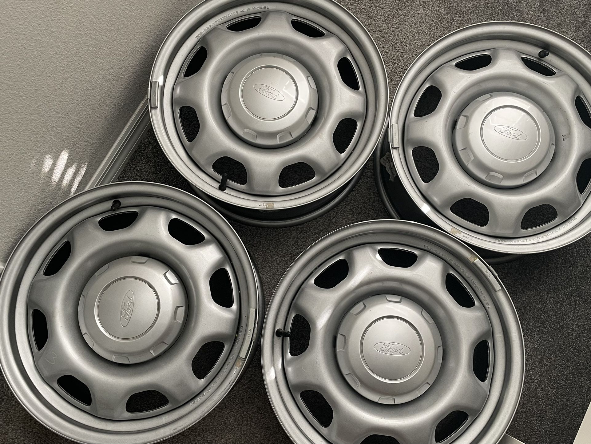 OEM Ford F-150 17” Steel Wheels – Set of 4 – Part # FL34-1015-AB