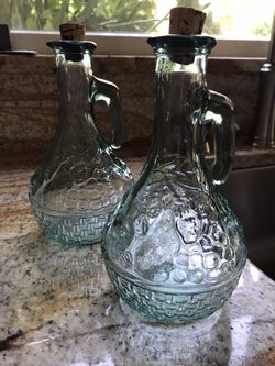 Oil n Vinegar Glass Jars