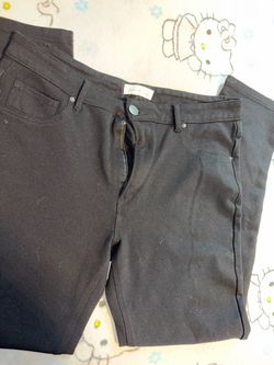 SIZE L - black jeggings