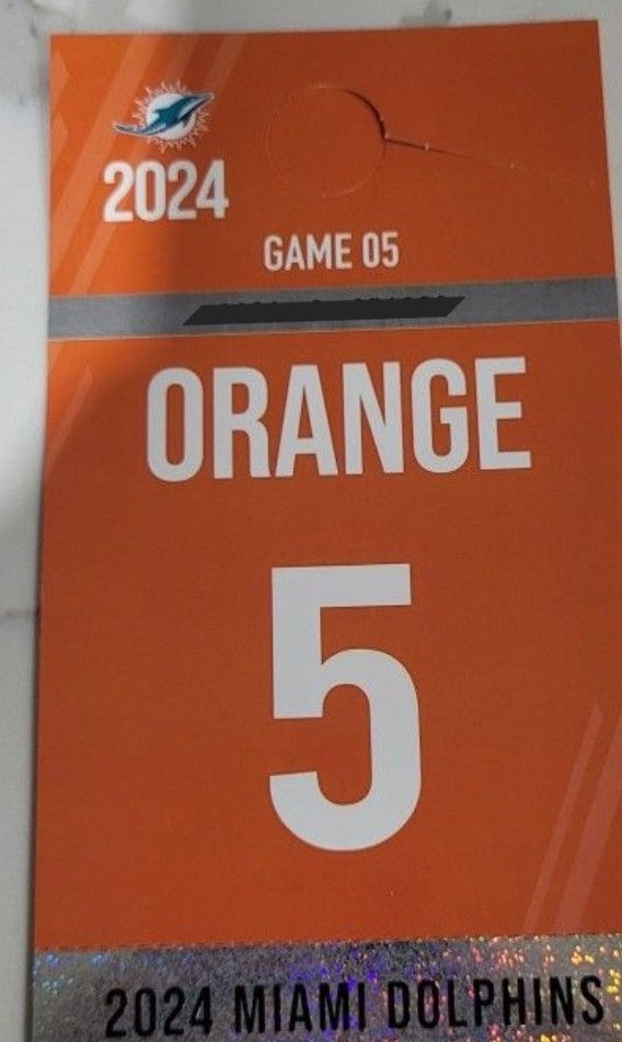 Orange Parking Pass