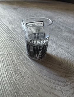 Hollywood shot glass
