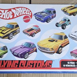 Hot Wheels Flying Customs 10 Pack. 