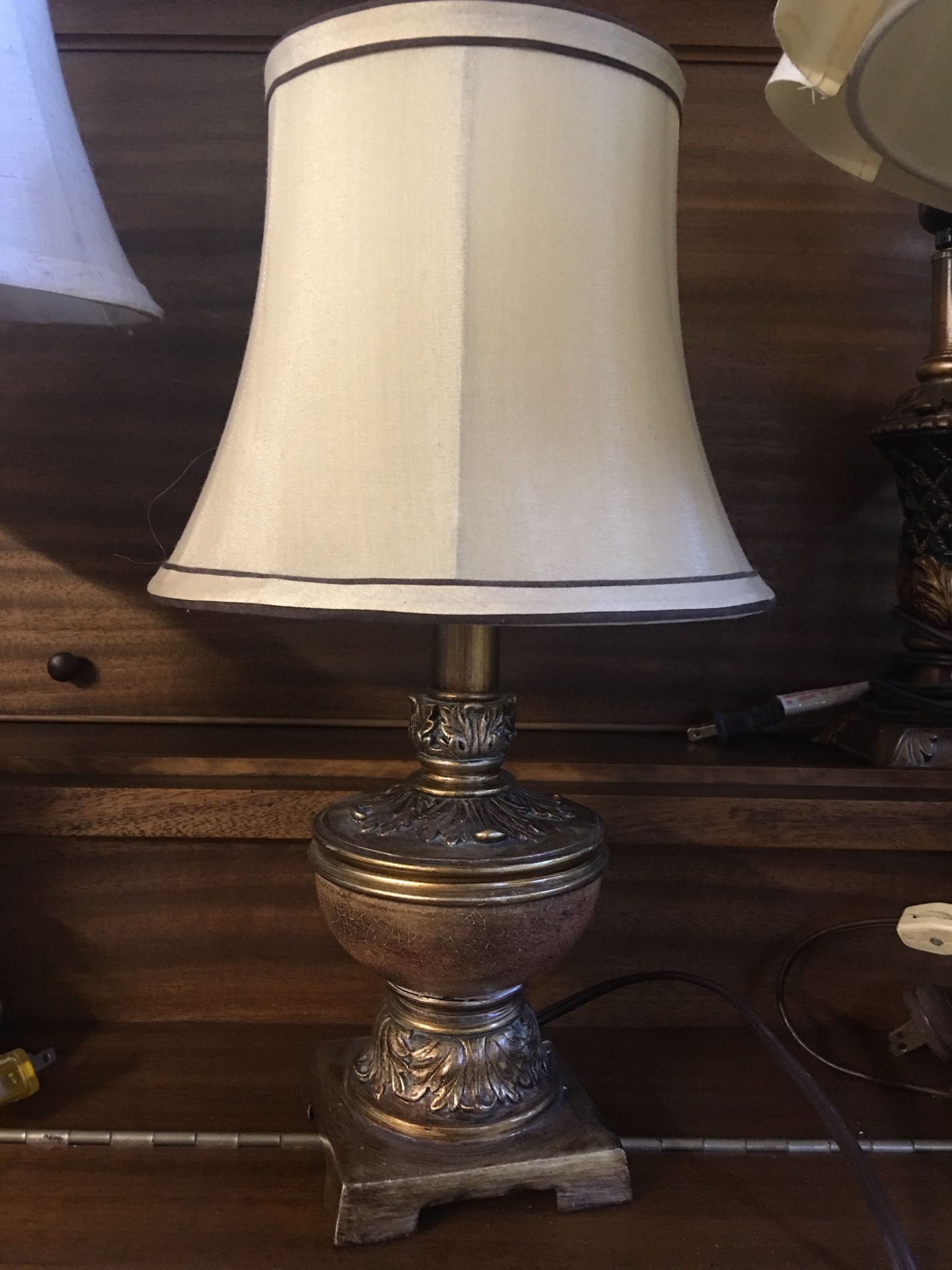 15 1/2” tall lamp