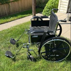 Heavy Duty Large Unused Wheelchair 