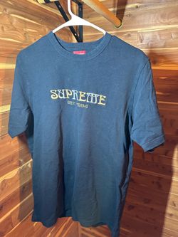 Supreme Nouveau Logo Tee Black