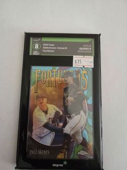 Paul Skenes 2025 Topps Chrome Fortune 15 SGC 8