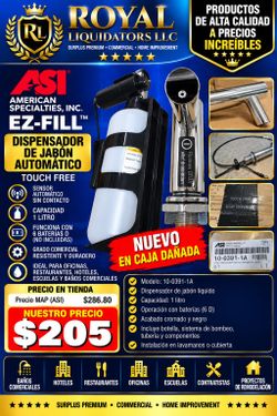 ASI EZ-Fill Touch-Free Soap Dispenser