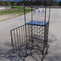 Wrought Iron Wine Rack