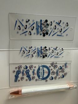 3 Dodgers Bookmarks & 1 Pen