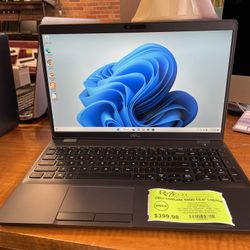 Dell Latitude 5500 Laptop i5 Quad Core 16GB RAM 500GB SSD W11Pro 15.6” FHD
