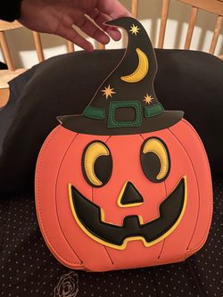 Halloween pumpkin purse