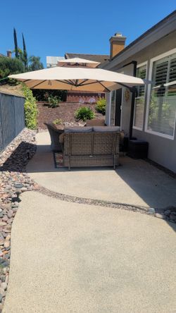 PATIO PORCH OUTDOOR WICKER FURNITURE SET-DOES NOT INCLUDE UMBRELLA