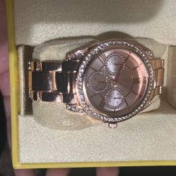Women's Rose Gold-Tone Bracelet Watch 41mm
