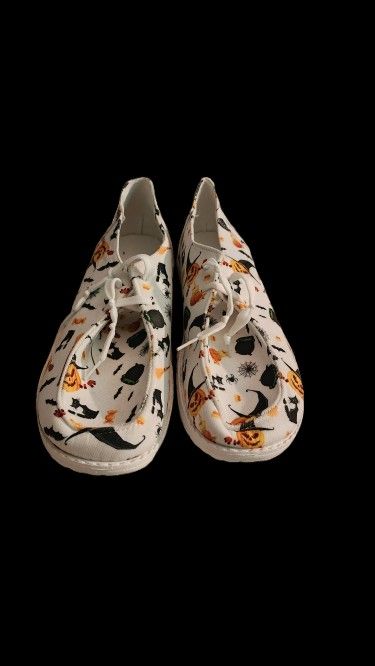 Womens Halloween Flat Casual Canvas Shoes - 42 (EU) = 10 - 10.5 (US)