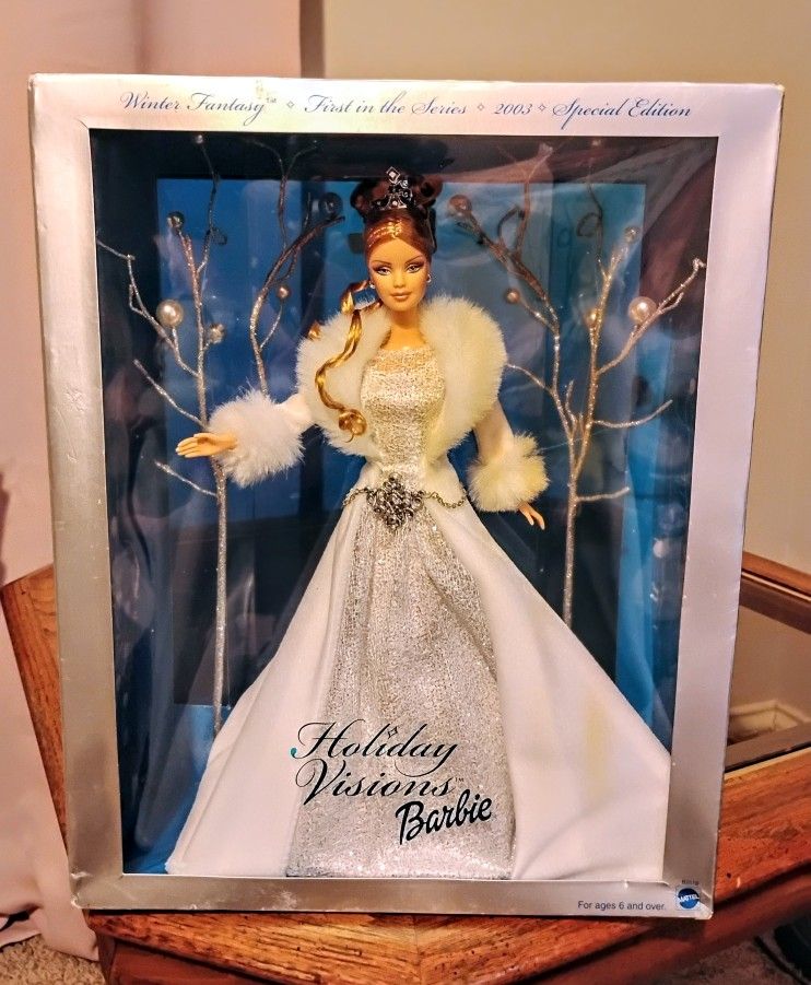 2003 Holiday Visions Winter Fantasy Barbie Special Edition - NEW In Box!