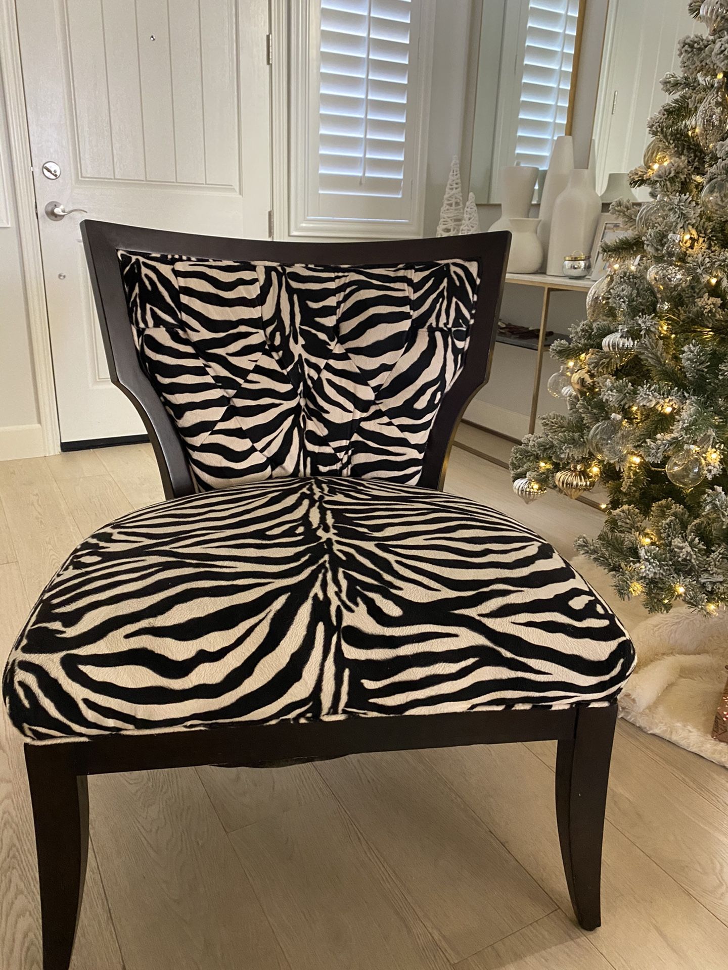 Z Gallerie Zebra Print Accent Chair