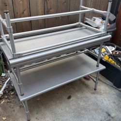 Heavy Duty Metal Benches Or Small Work Tables 